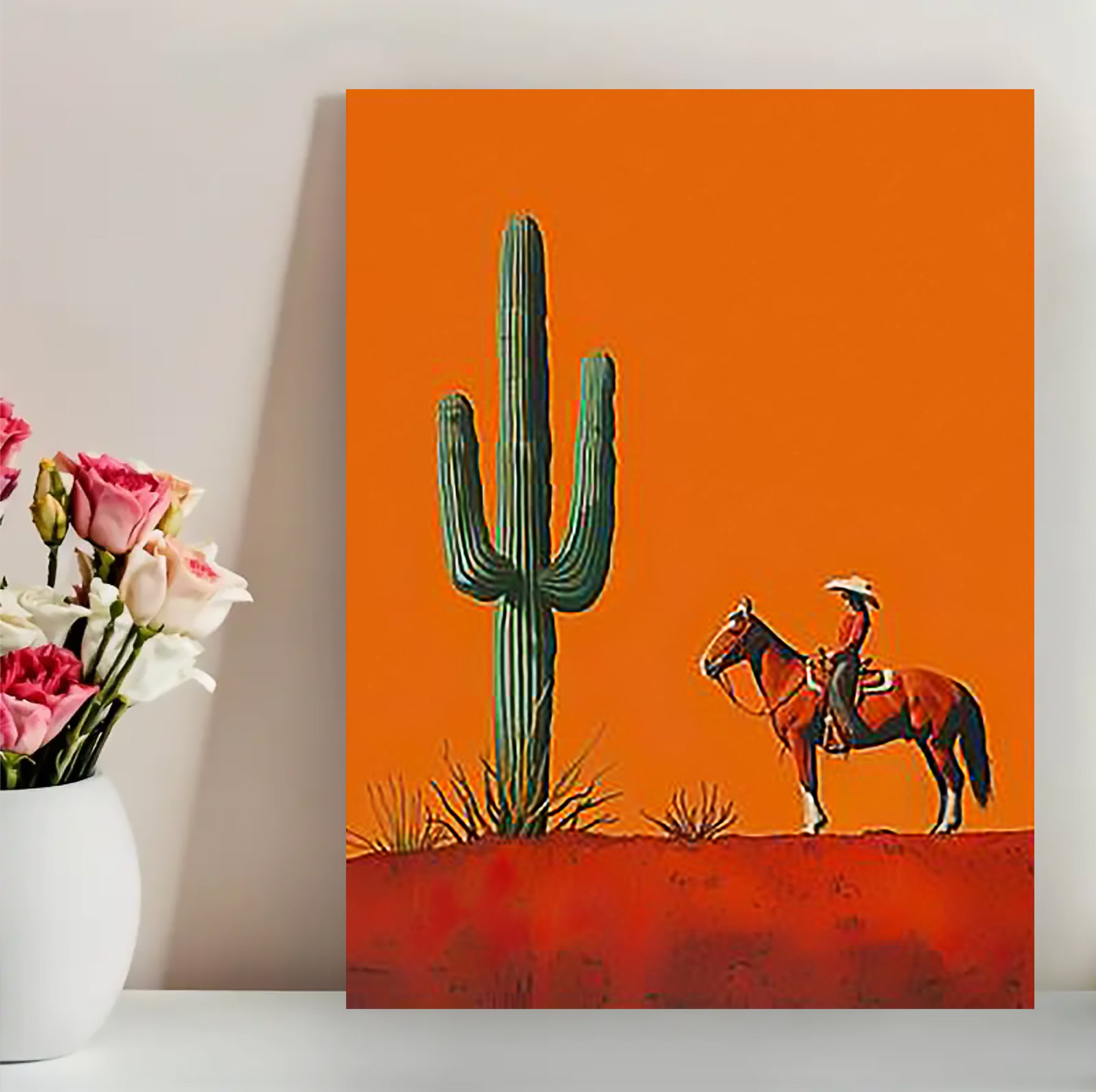 Modern Aesthetic Canvas  Unframed – Handcrafted Wall Decor for Contemporary Homes | Wallcow #F3002