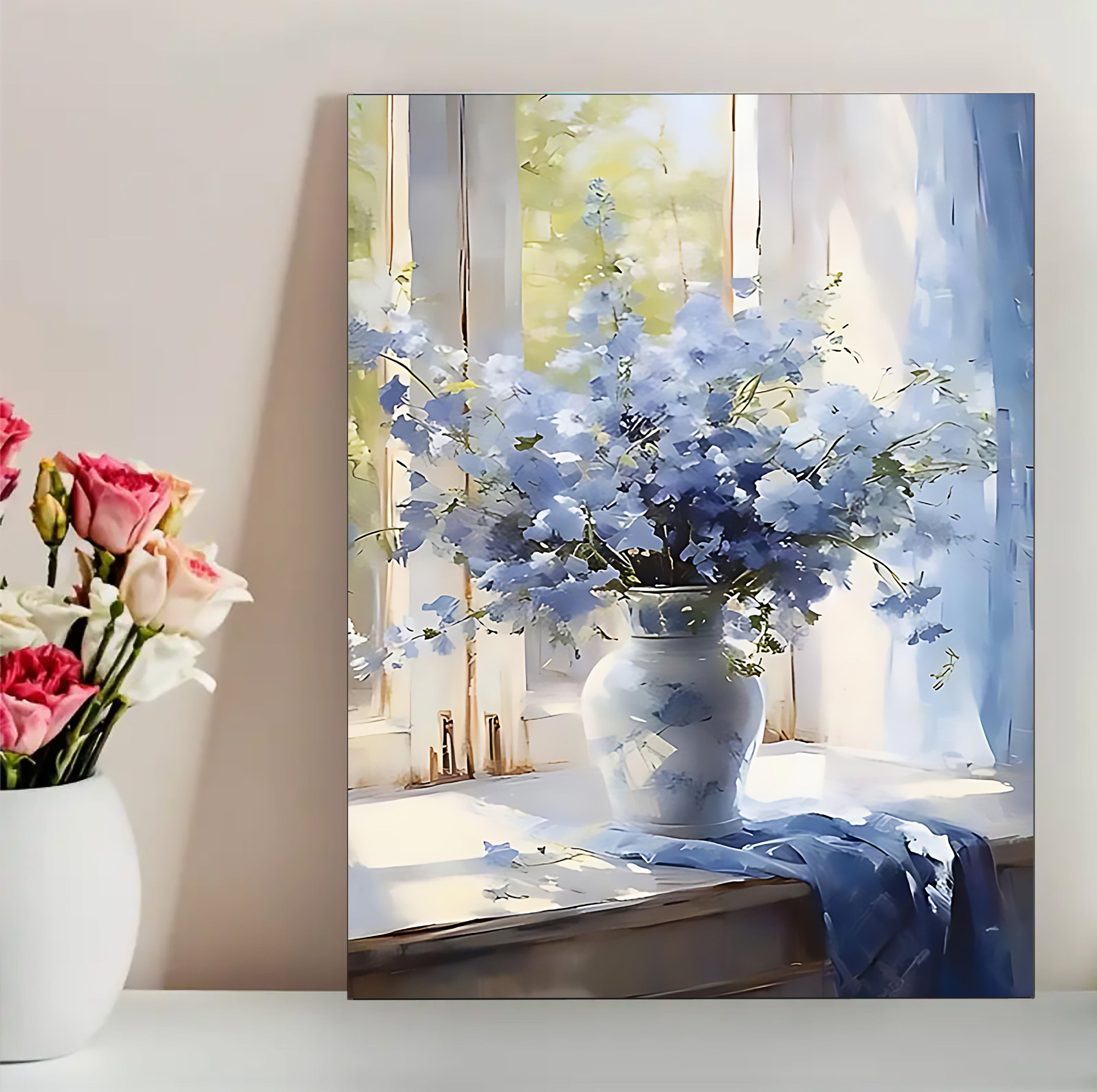 12x16 Pink Peony Floral Canvas Art – Elegant Botanical Print for Bedroom & Entryway |  Wallcow #F2017