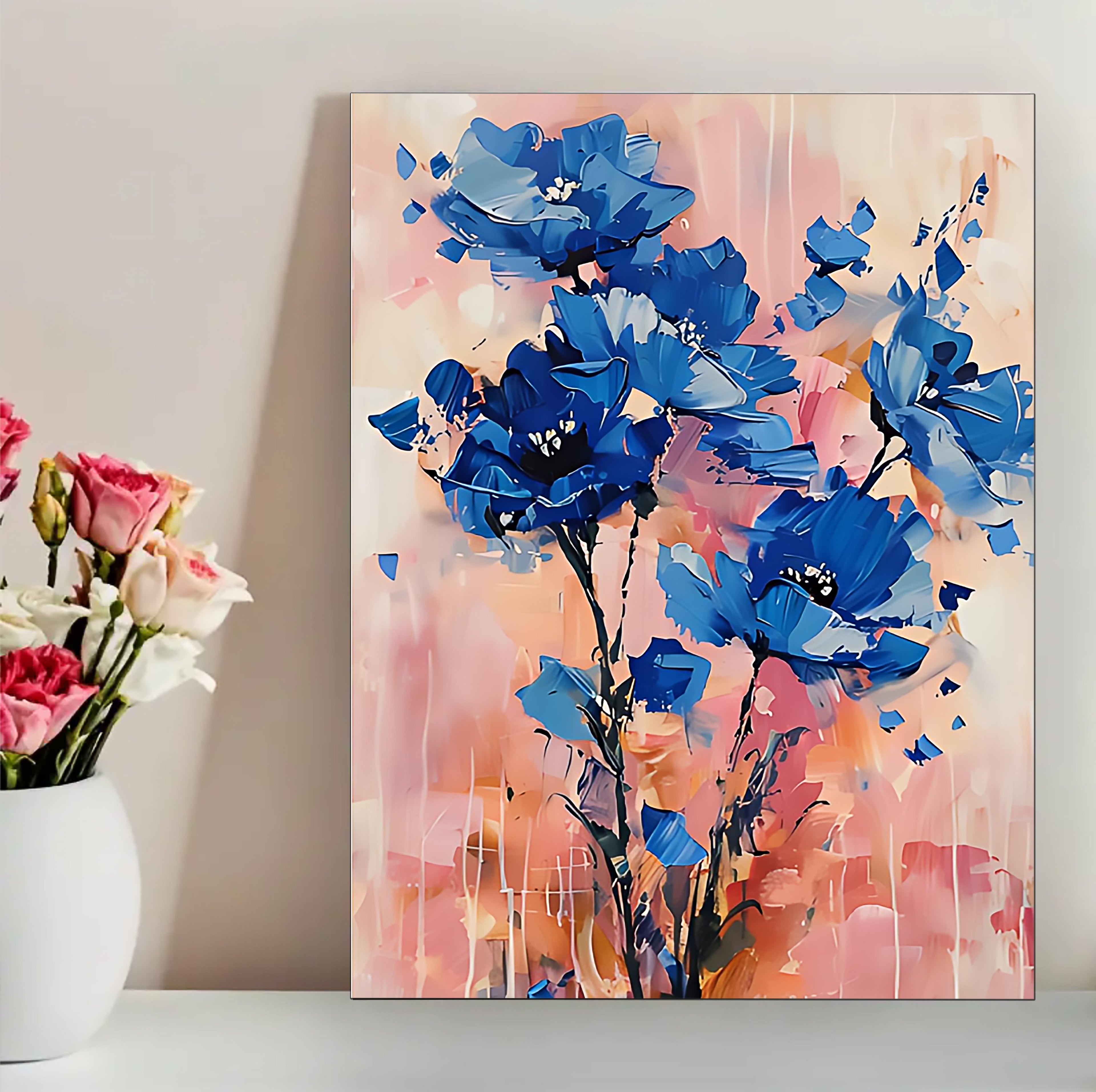 Modern Aesthetic Canvas  Unframed – Handcrafted Wall Decor for Contemporary Homes | Wallcow #F2020