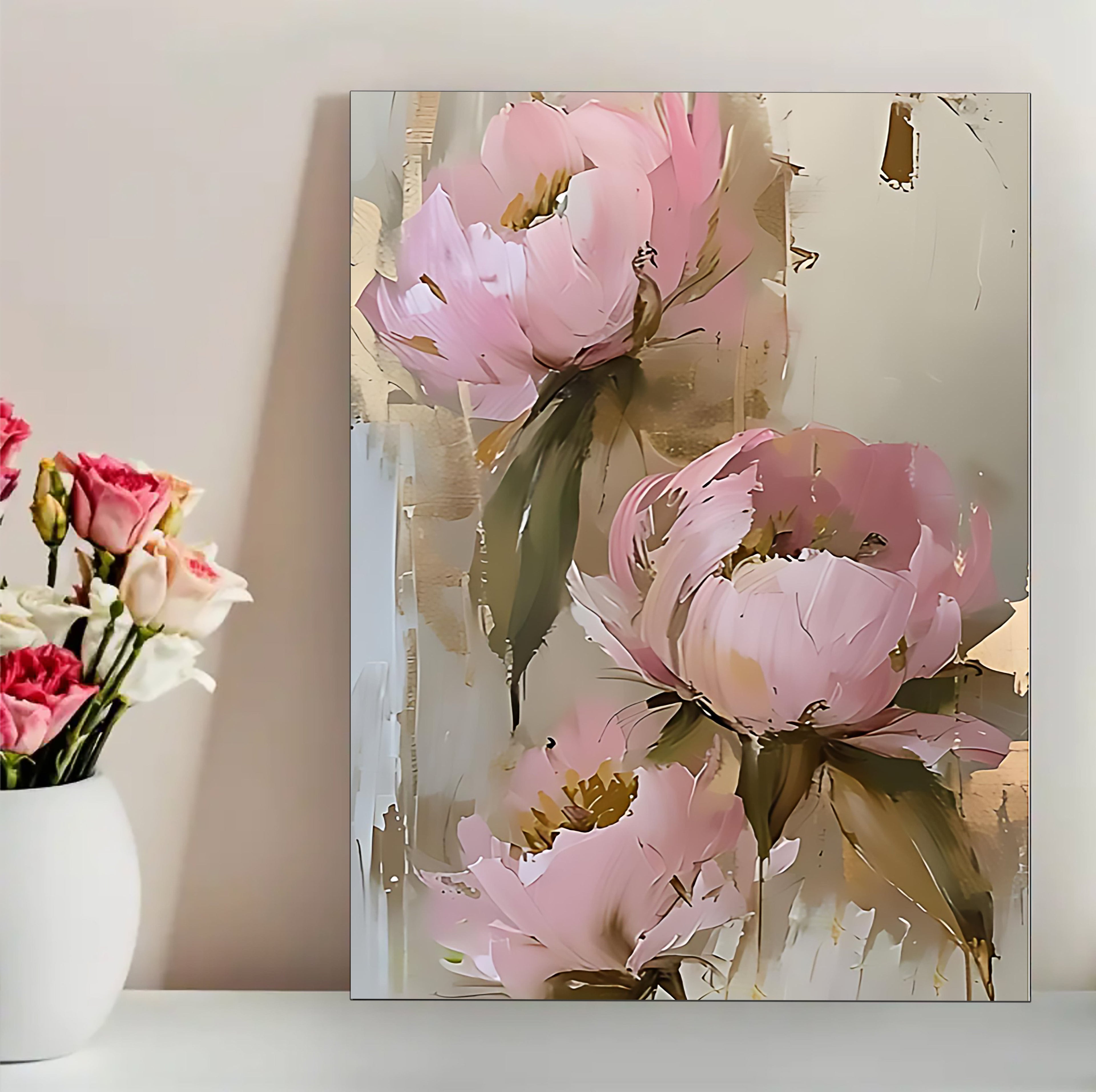 Modern Aesthetic Canvas  Unframed – Handcrafted Wall Decor for Contemporary Homes | Wallcow #F2023