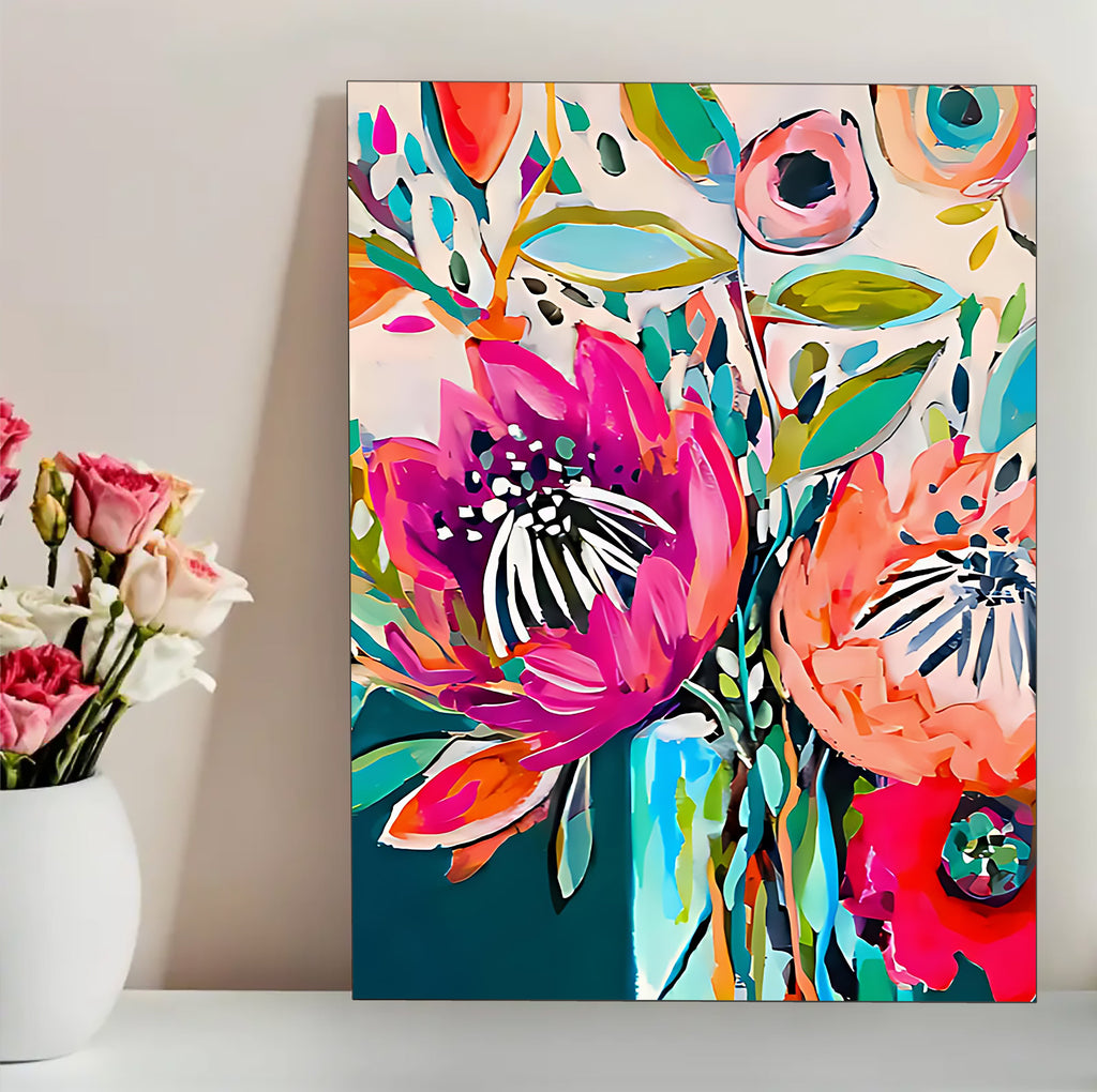 Modern Aesthetic Canvas  Unframed – Handcrafted Wall Decor for Contemporary Homes | Wallcow ##F2024