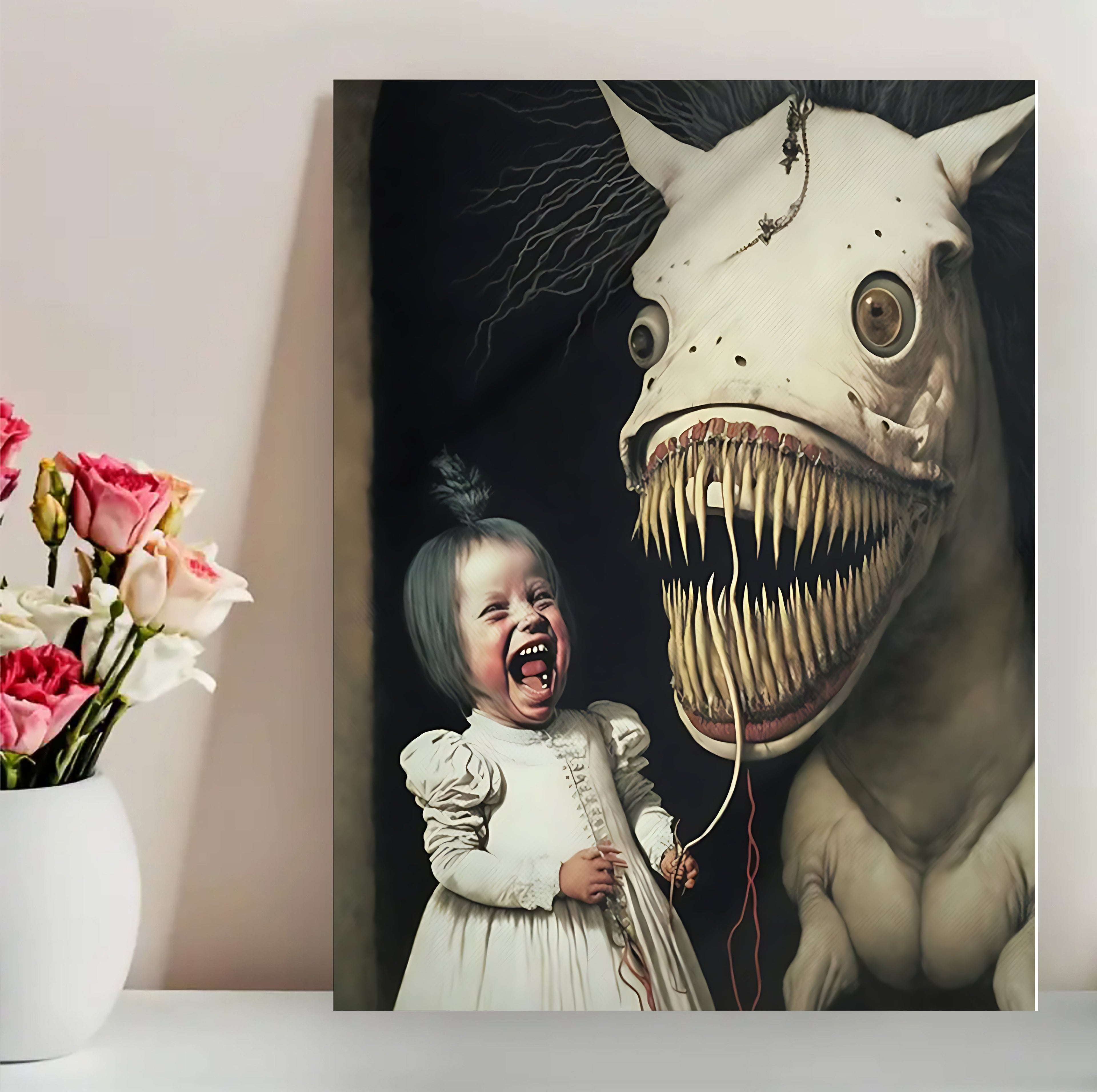 Modern Aesthetic Canvas  Unframed – Handcrafted Wall Decor for Contemporary Homes | Wallcow # #F122