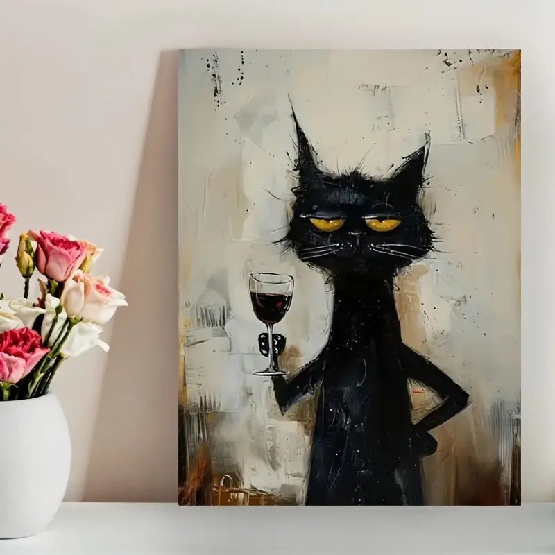 Modern Aesthetic Canvas  Unframed – Handcrafted Wall Decor for Contemporary Homes | Wallcow #F7008